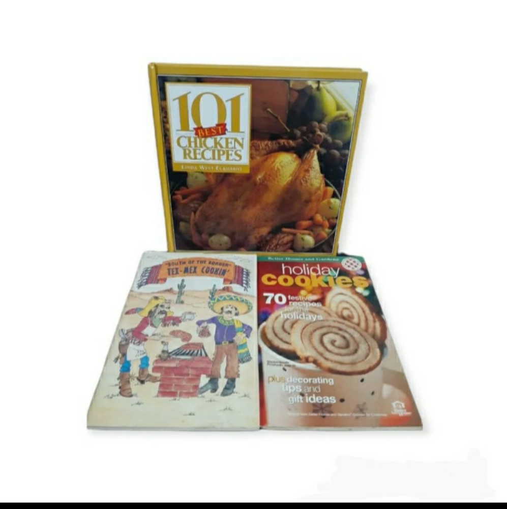 Lot of 3 90s cookbooks